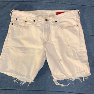 Distressed Jean Shorts